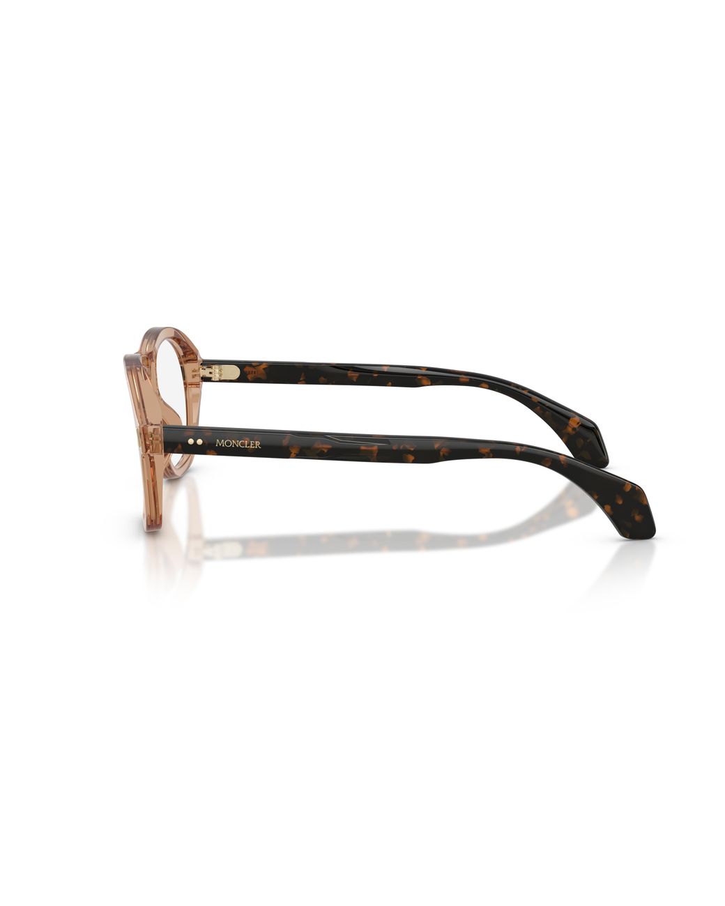 Moncler Black Me2025U 3037 Optical Frames Acetate Transparent Pillow Normal