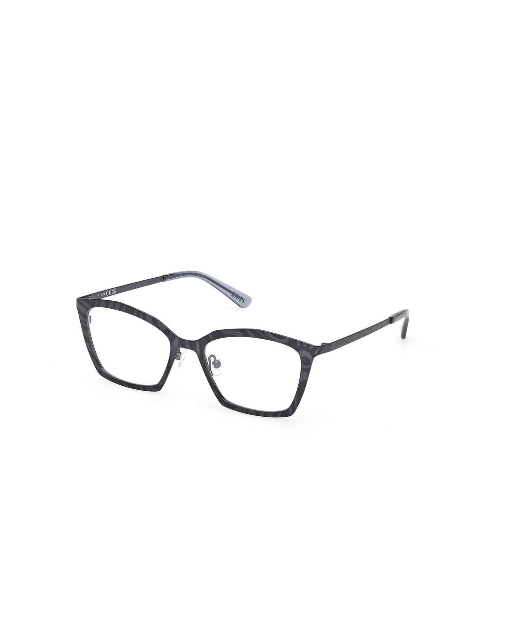 Emilio Pucci Black Ep5276 092 Optical Frames Metal Squared Normal