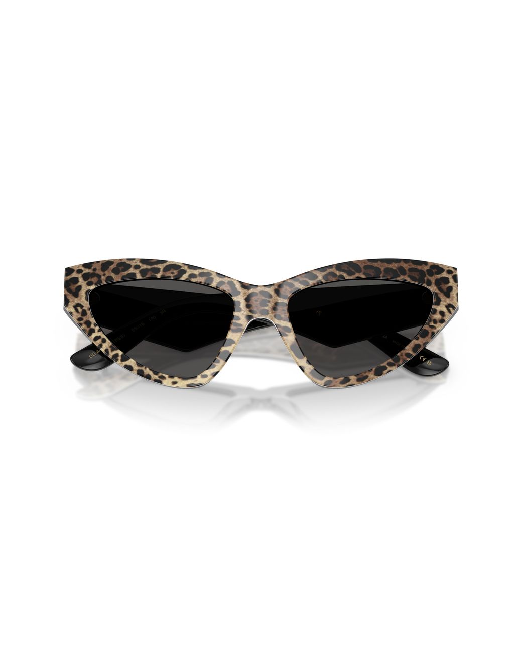 Dolce & Gabbana Black Dg4439 316387 Sunglasses Acetate Cat Eye Normal