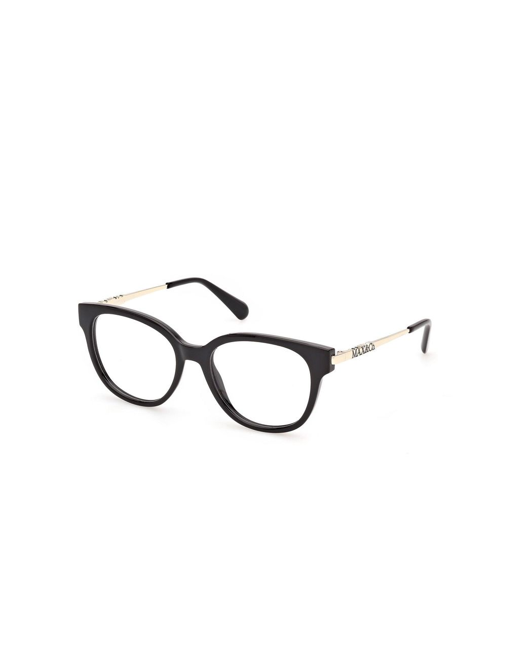 MAX&Co. Black Mo5235 1 Optical Frames Injected Round Normal