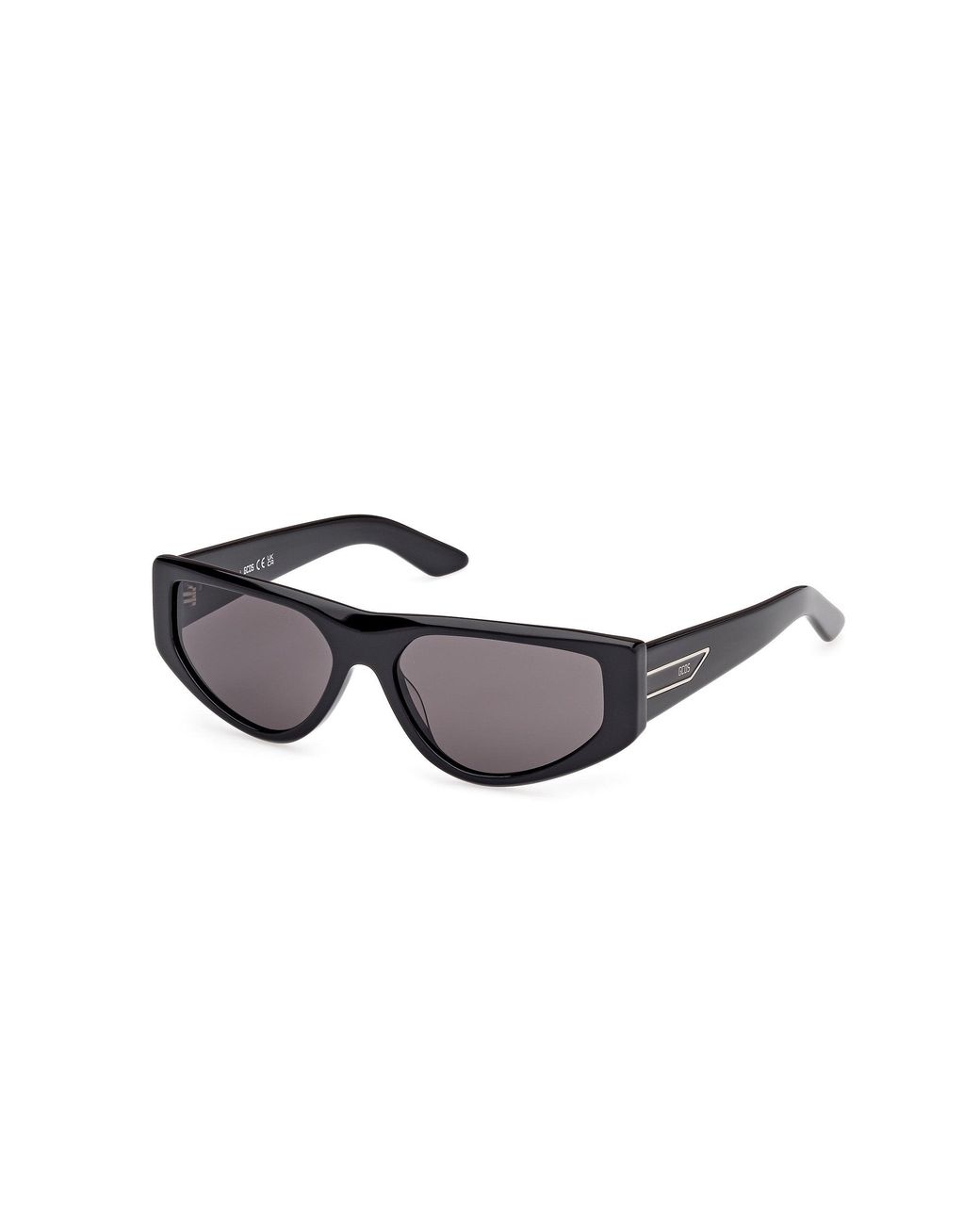 Gcds Black Gd0055 01A Sunglasses Acetate Smoke Geometric Normal