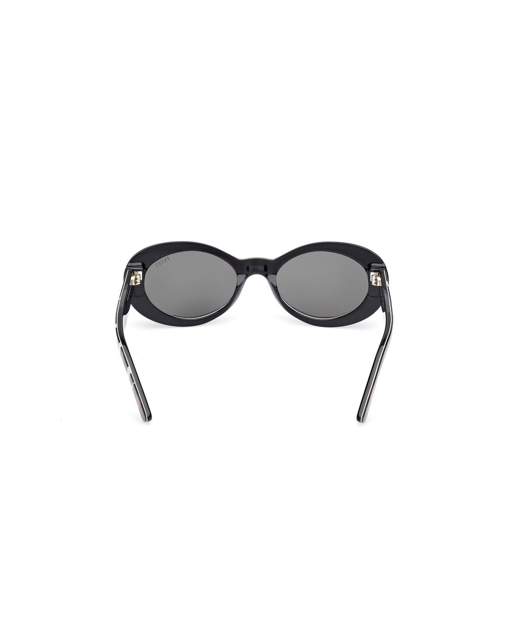 Emilio Pucci Black Ep0234 99A Sunglasses Acetate Smoke Round Normal