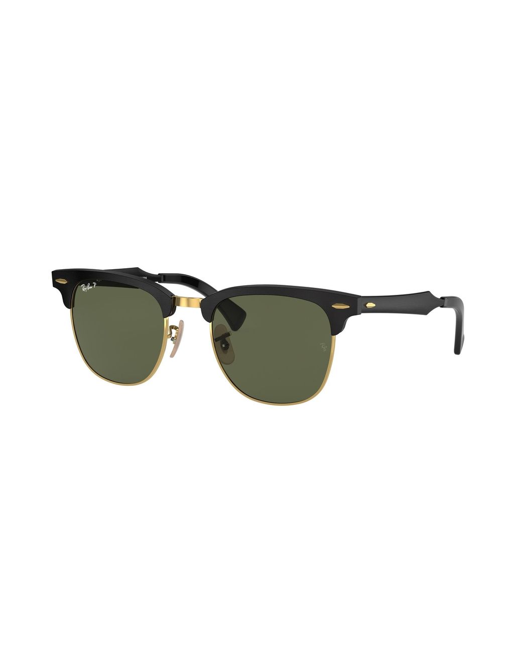 Ray-Ban Black Rb3507 Clubmaster Aluminum Square Sunglasses