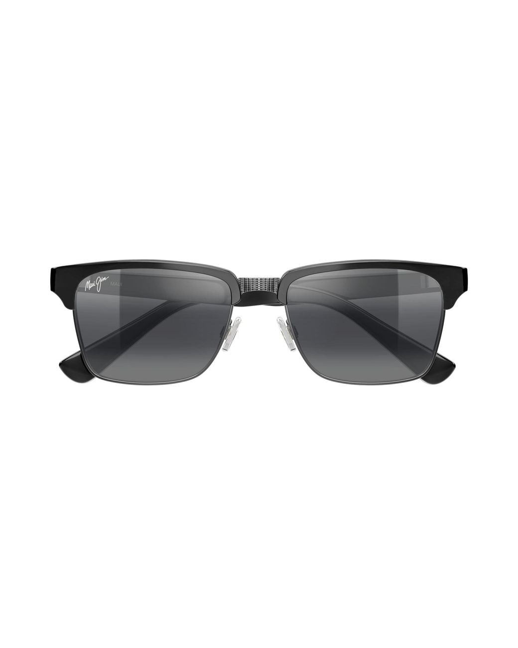 Maui Jim Black Mj0354S 001 Occhiali Da Sole Bio-Iniettato Grigio Squadrata