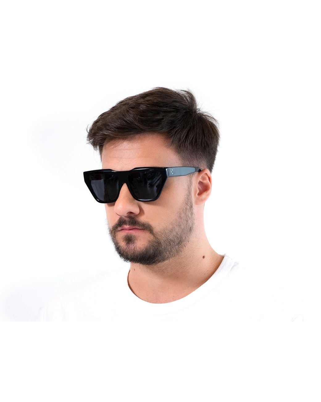 Xlab Black Caprera Sunglasses Acetate Oversize Polarized