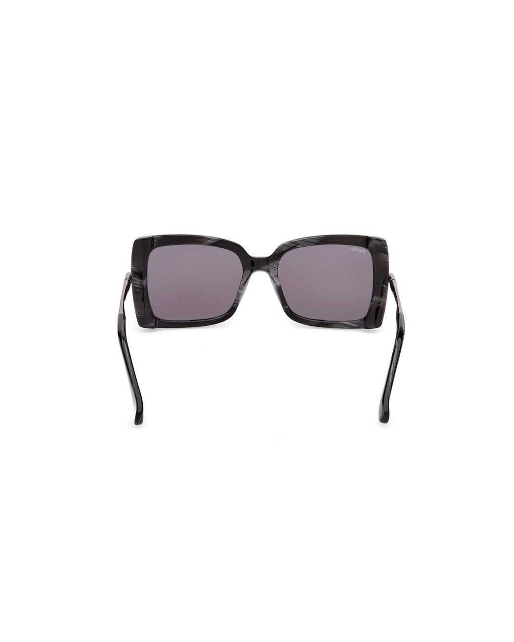 Max Mara Black Mm0166 Roquebrune 63A Sunglasses Acetate Smoke Butterfly Normal