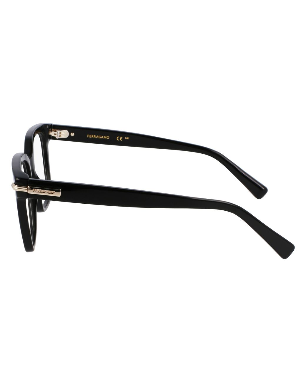 Ferragamo Black Sf3009 001 Optical Frames Acetate Squared Normal