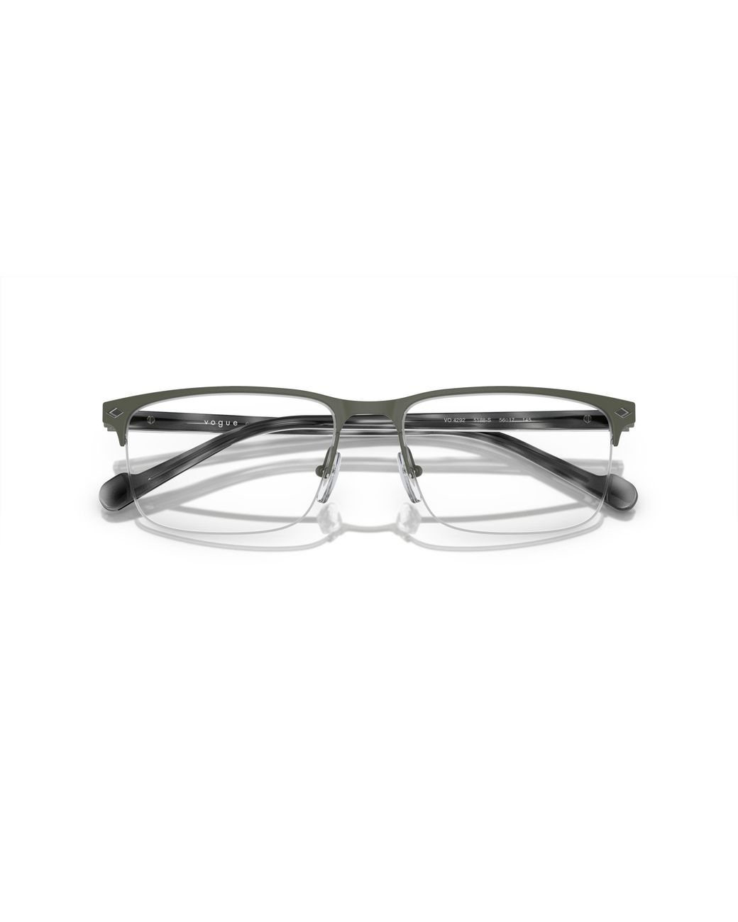 Vogue Eyewear Black Vo4292 5188S Optical Frames Metal Squared Normal for men