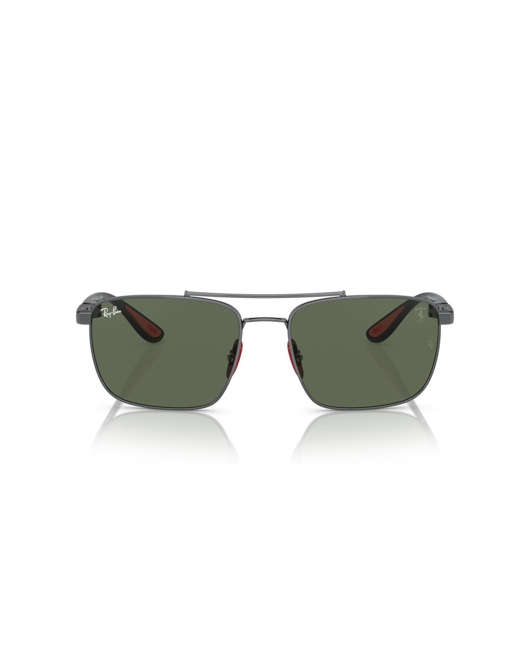 Ray-Ban Black S Rb3715m Scuderia Ferrari Collection Sunglasses for men