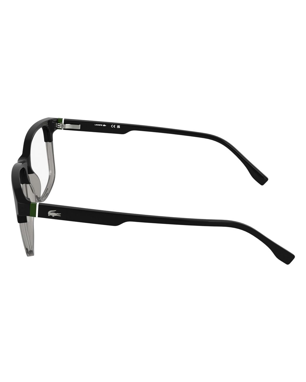 Lacoste Black L4002 001 Optical Frames Bio-Injected Squared Normal for men