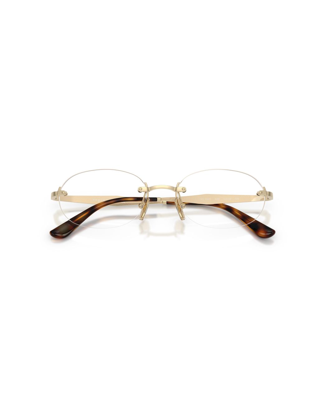 Vogue Eyewear Black Vo4343 848 Optical Frames Metal Round Normal