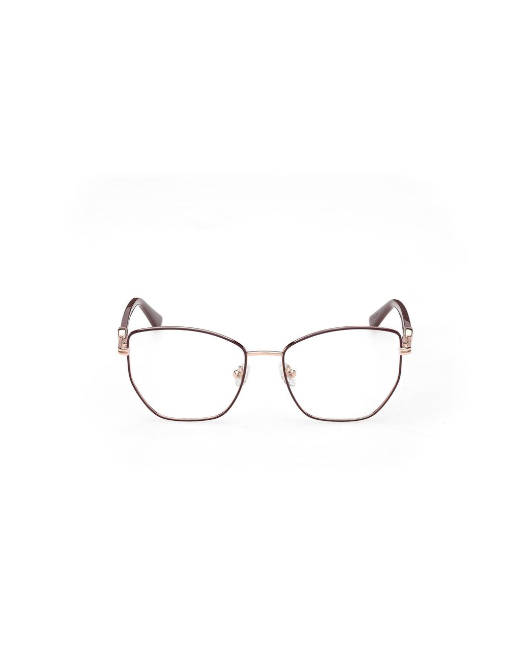 Guess Black Gu50312 069 Optical Frames Metal Geometric Normal