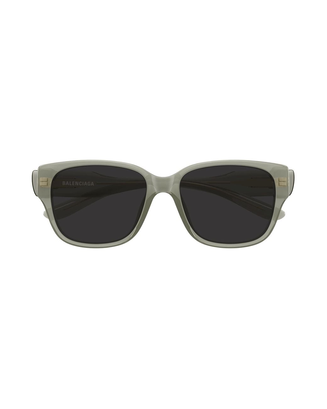 Balenciaga Black Bb0512Sk 003 Occhiali Da Sole Acetato Grigio Squadrata