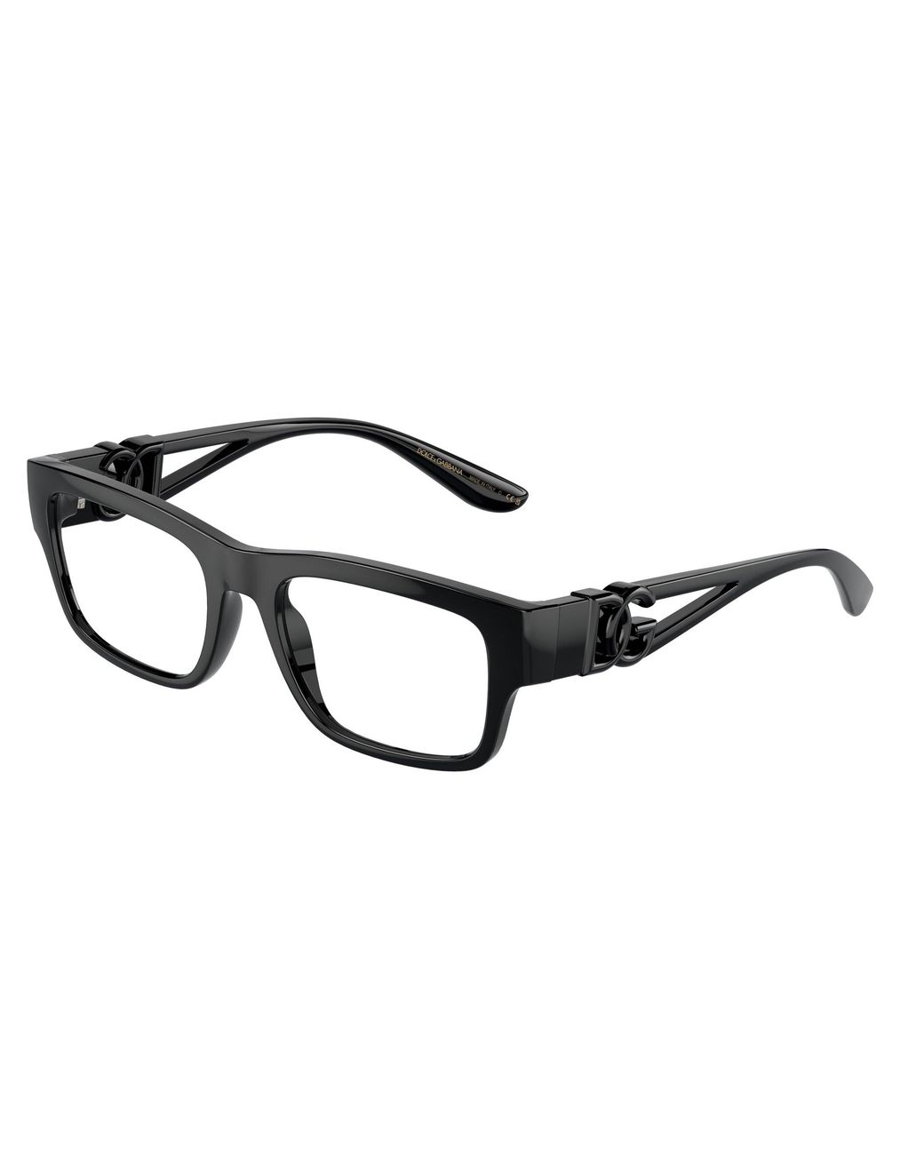 Dolce & Gabbana Black Dg5110 501 Optical Frames Injected Transparent Squared Normal