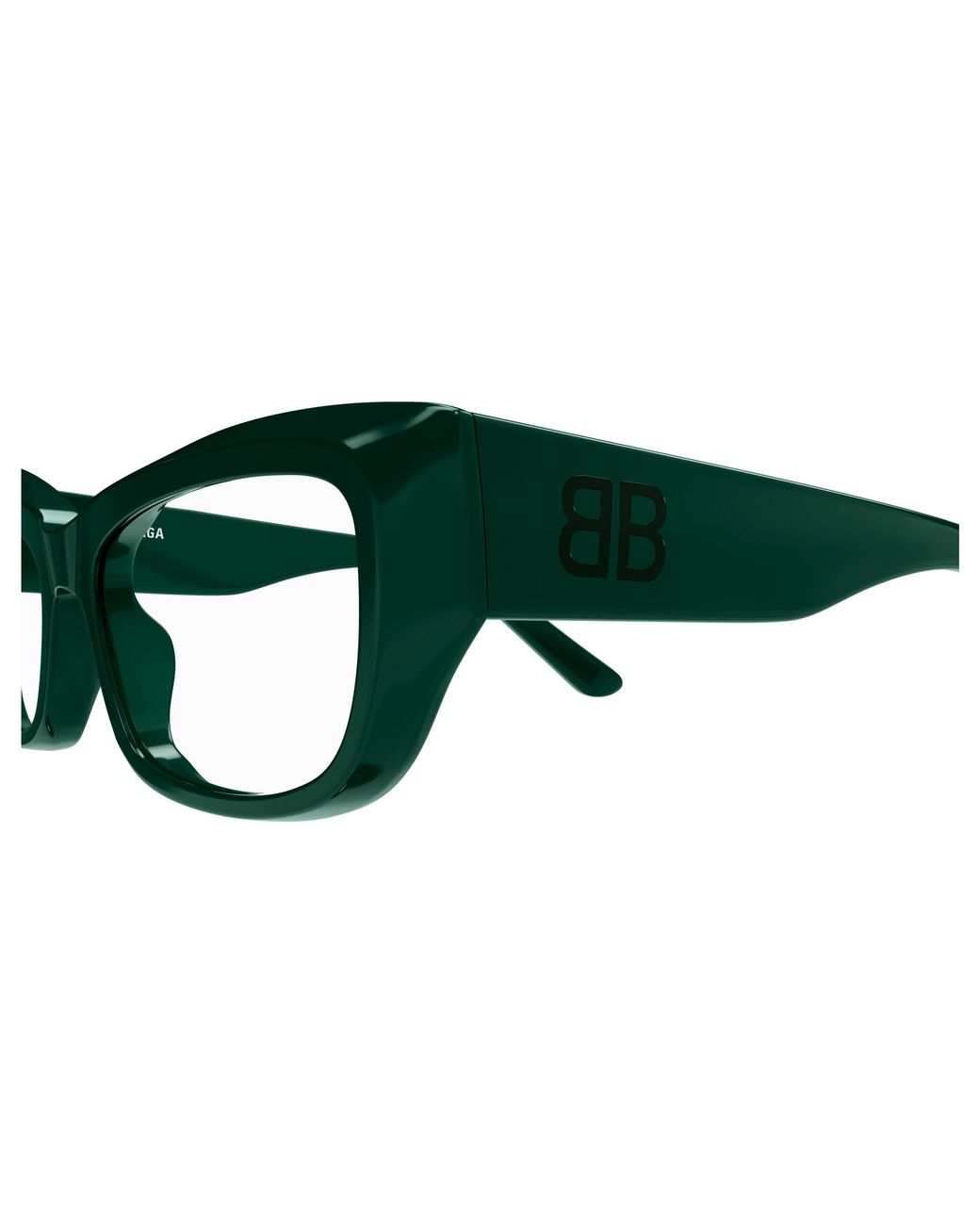 Balenciaga Black Bb0399O 004 Optical Frames Acetate Transparent Squared