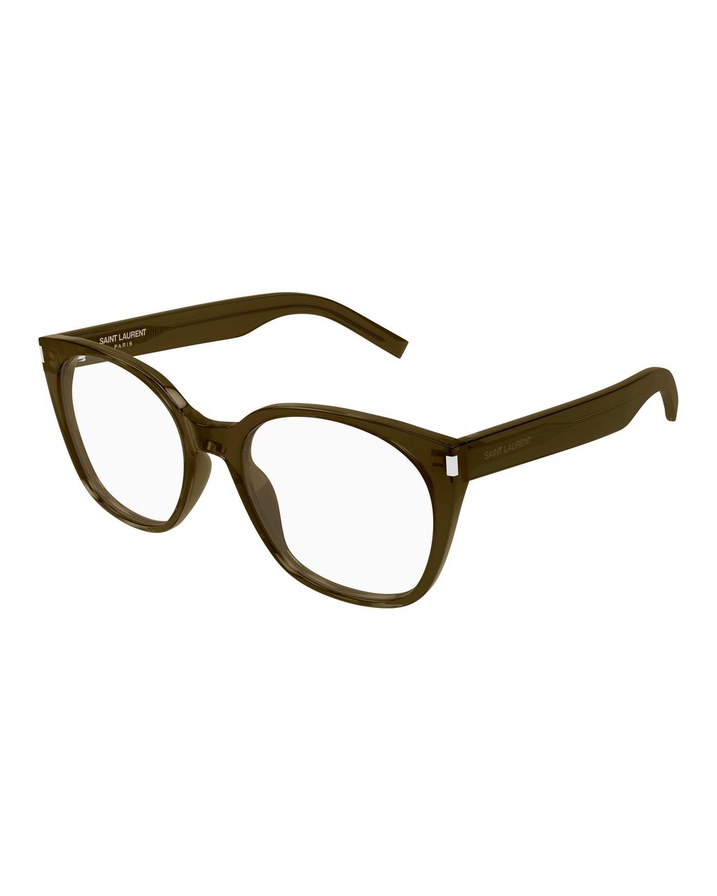 Saint Laurent Black Sl 897 006 Optical Frames Acetate Transparent Cat Eye Antiriflesso