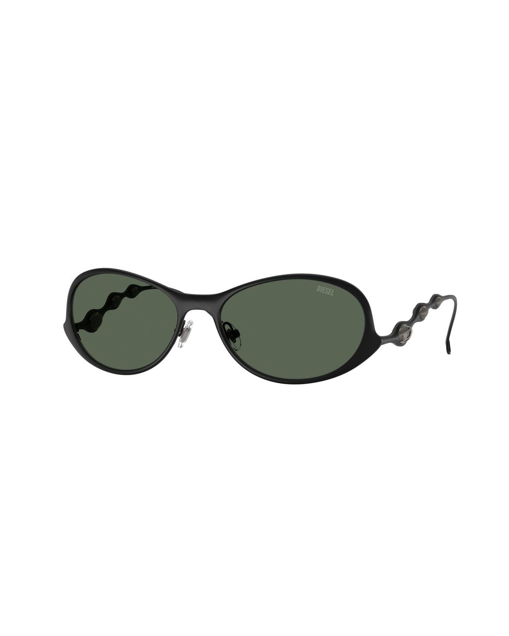 DIESEL Black Dl1014 101371 Sunglasses Metal Round Normal