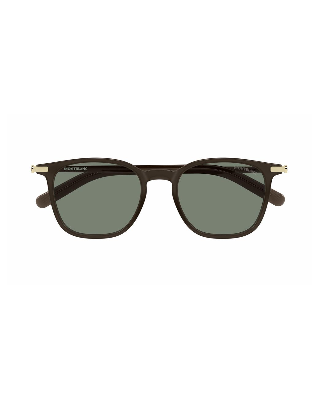 Montblanc Black Mb0460S 004 Sunglasses Injected Squared for men