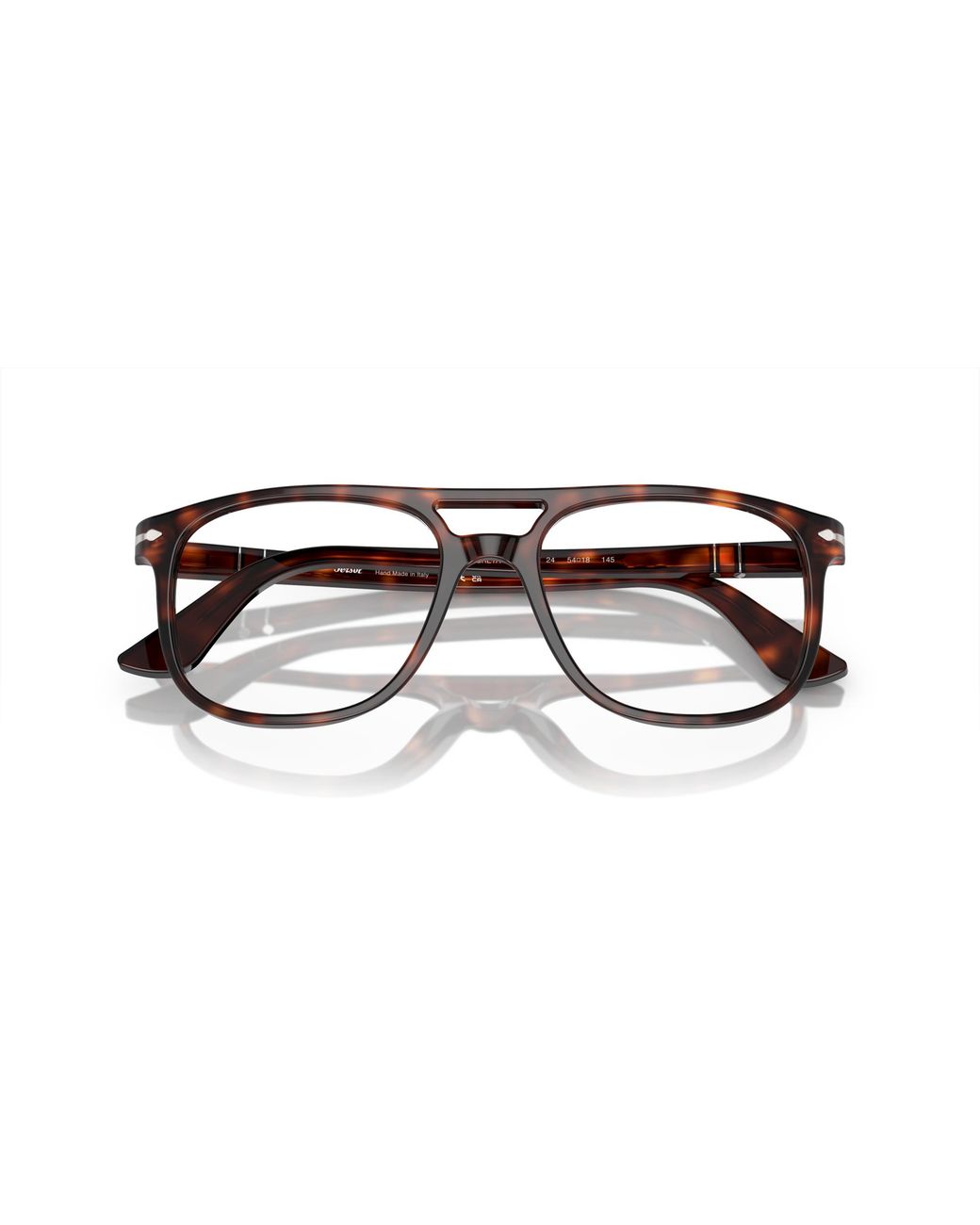 Persol Black Po3329V Greta 24 Optical Frames Acetate Transparent Pilot Normal
