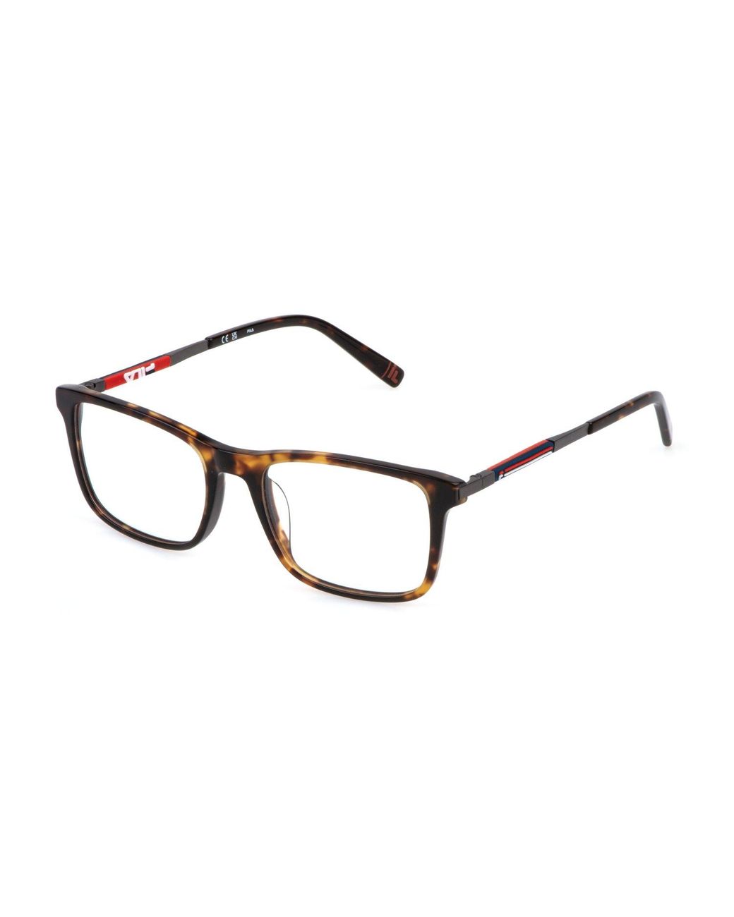 Fila Black Vfi880 04Bl Optical Frames Acetate Geometric for men
