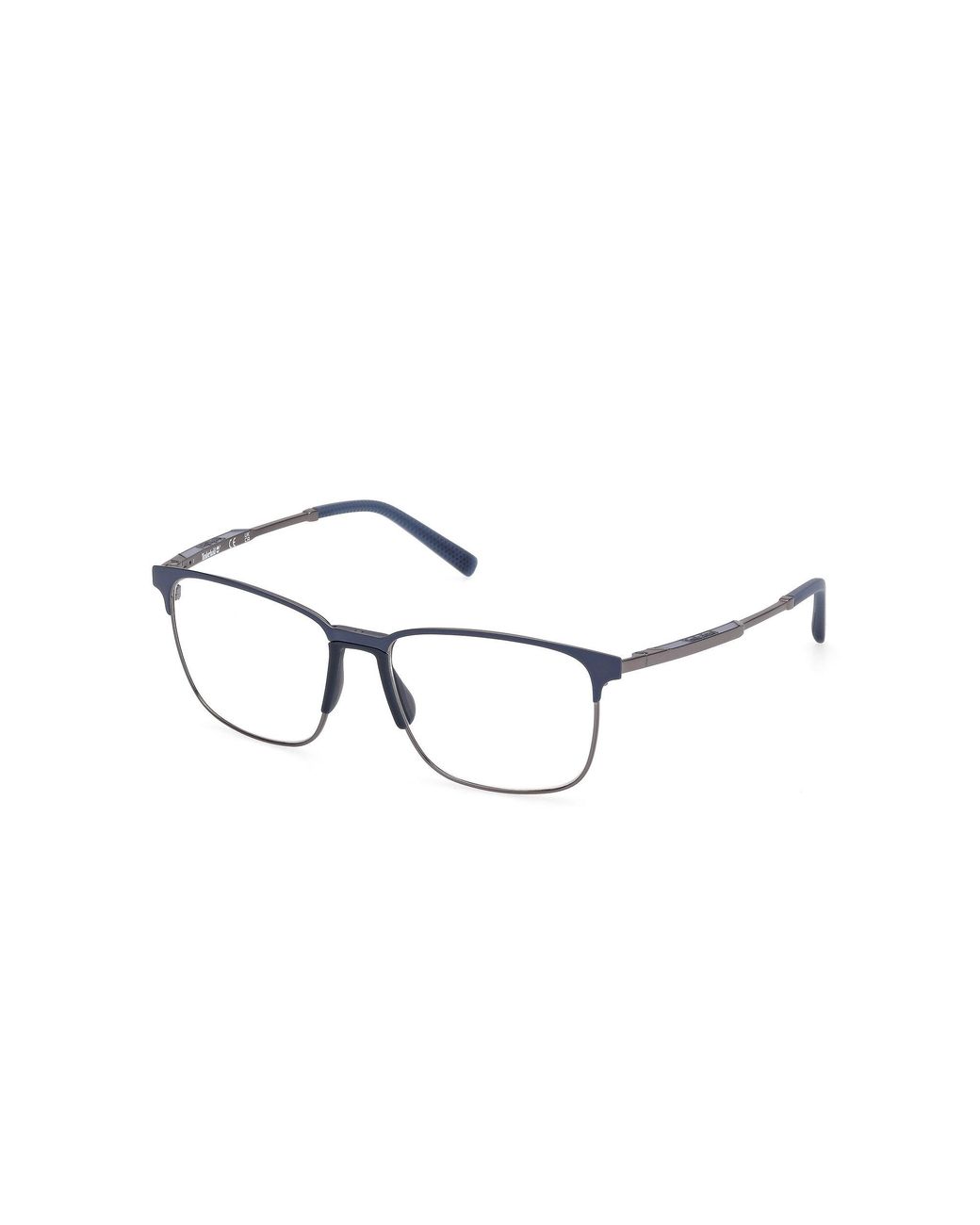 Timberland Black Tb50054 002 Optical Frames Metal Squared Normal for men