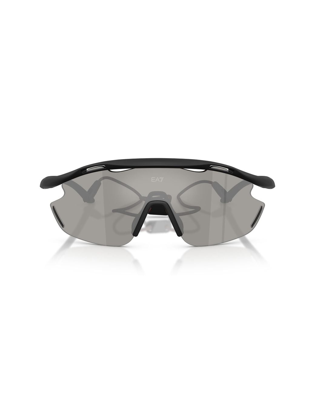 Moncler Black Q74002 62886G Sunglasses Injected Geometric Mirror for men