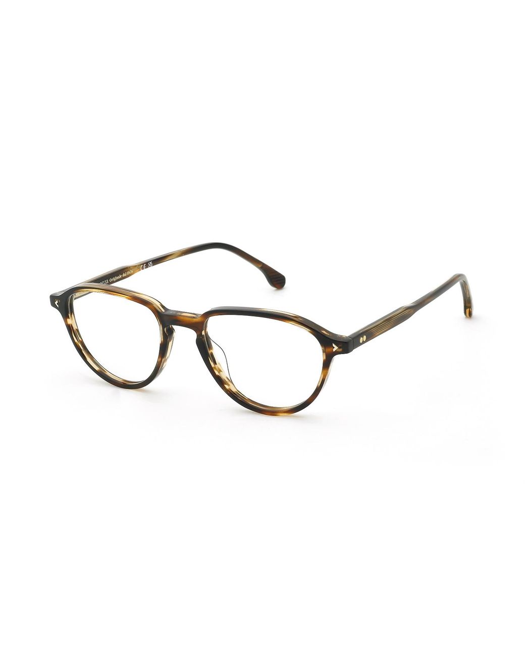 Lozza Black Vl4424 Capalbio 3 09Rs Optical Frames Acetate Geometric for men
