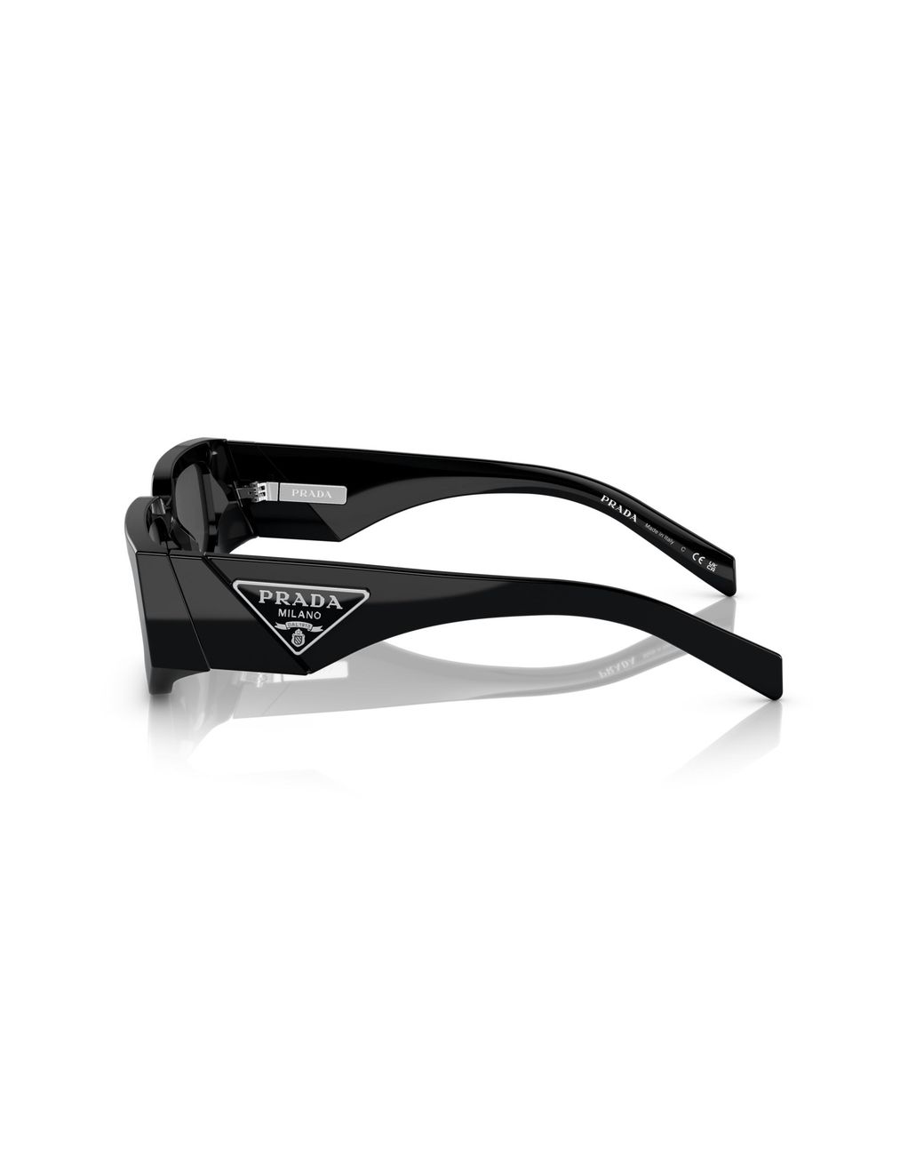 Prada Black Pr 09Zs 1Ab5S0 Sunglasses Acetate Squared Normal for men