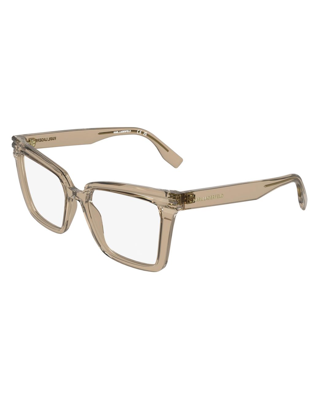 Karl Lagerfeld Black Kl6240 720 Optical Frames Acetate Squared Normal