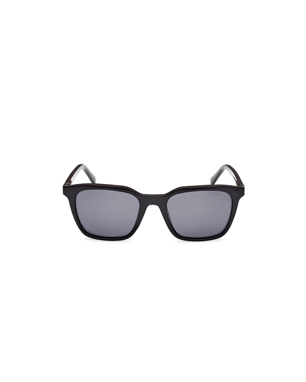 Guess Black Gu00170 01D Sunglasses Injected Smoke Squared Polarized for men