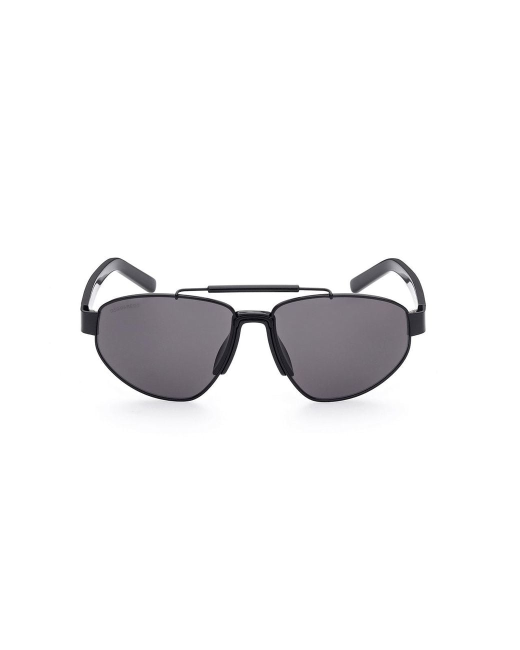 DSquared² Black Dq0366 02A Outlet Sunglasses Metal Round Normal for men