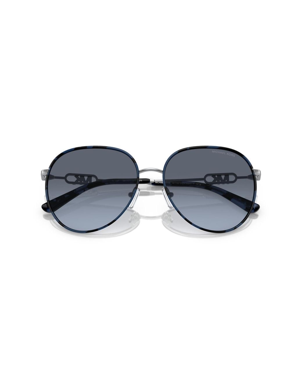 Michael Kors Black Mk1128J Empire 10158F Sunglasses Metal Pilot Normal Shaded