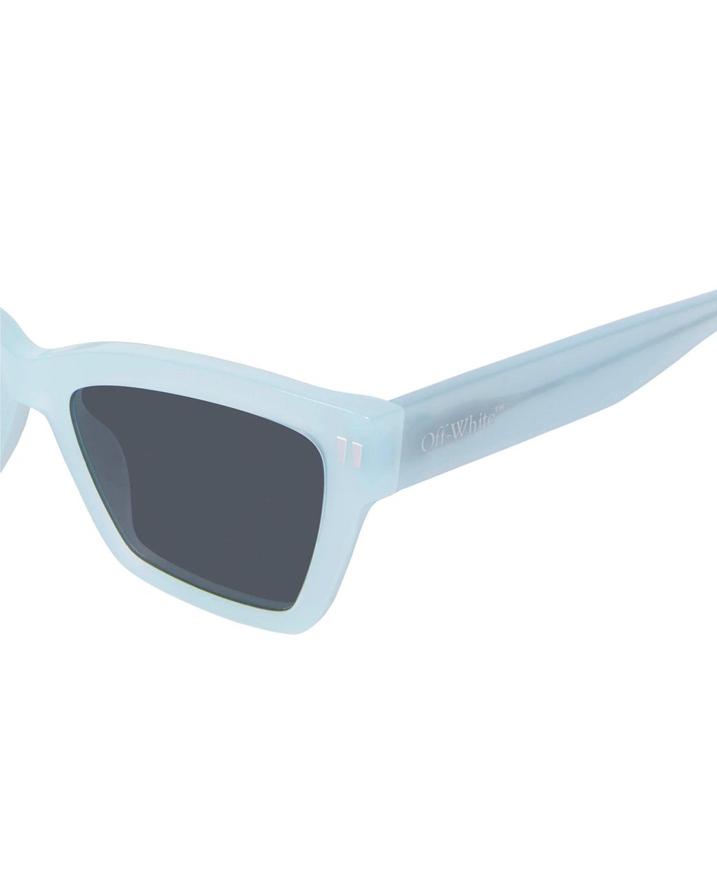 Off-White c/o Virgil Abloh Black Oeri110 Cincinnati 4007 Ligh Sunglasses Acetate Squared