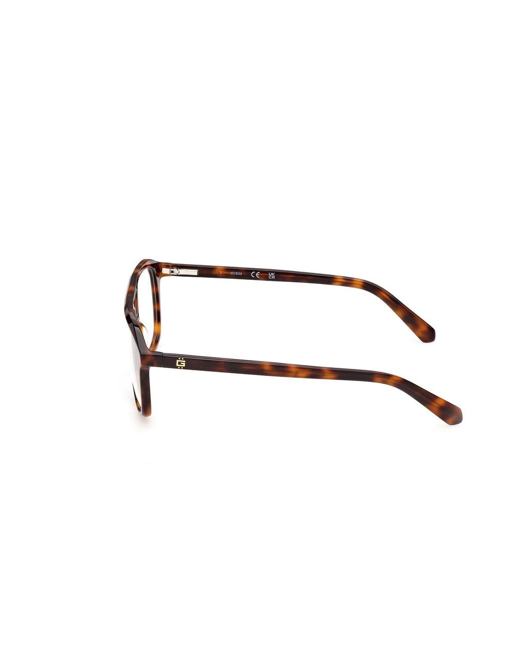 Guess Black Gu50447 53 Optical Frames Acetate Pilot Normal for men