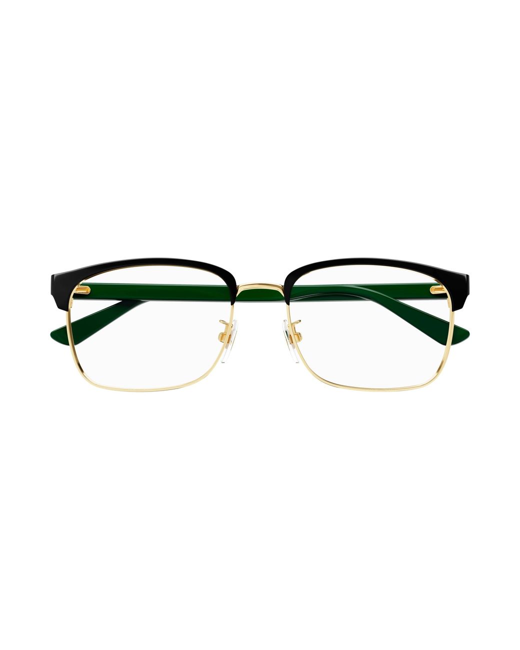 Gucci Black Gg0934Oa 004 Optical Frames Metal Squared for men