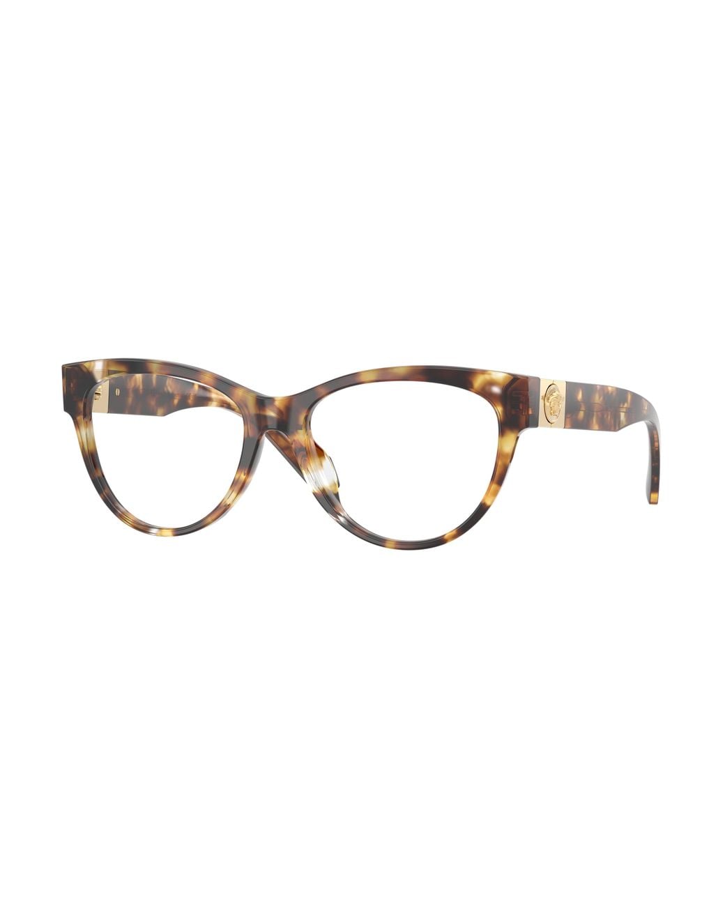 Versace Black Ve3402U 5552 Optical Frames Acetate Transparent Cat Eye Normal