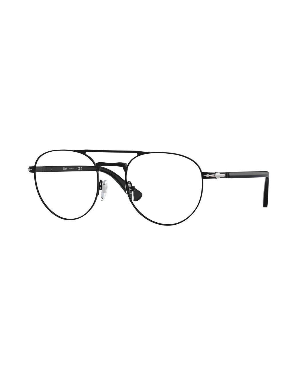 Persol Black Po2495V 1078 Optical Frames Metal Pantos