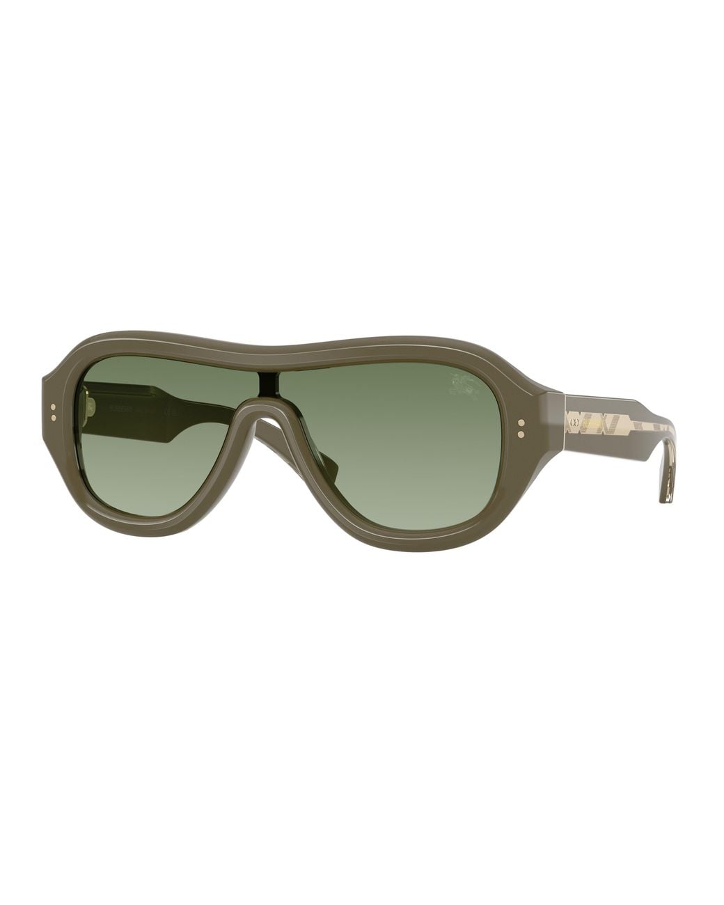 Burberry Green Be4509U 42728E Sunglasses Acetate Pilot Normal Nuanced