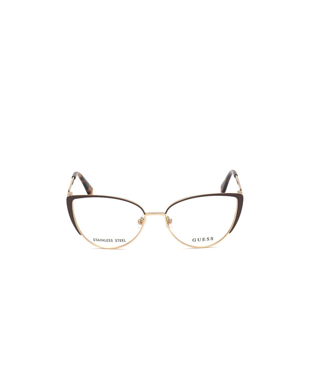 Guess Black Gu2813 049 Optical Frames Metal Cat Eye Normal