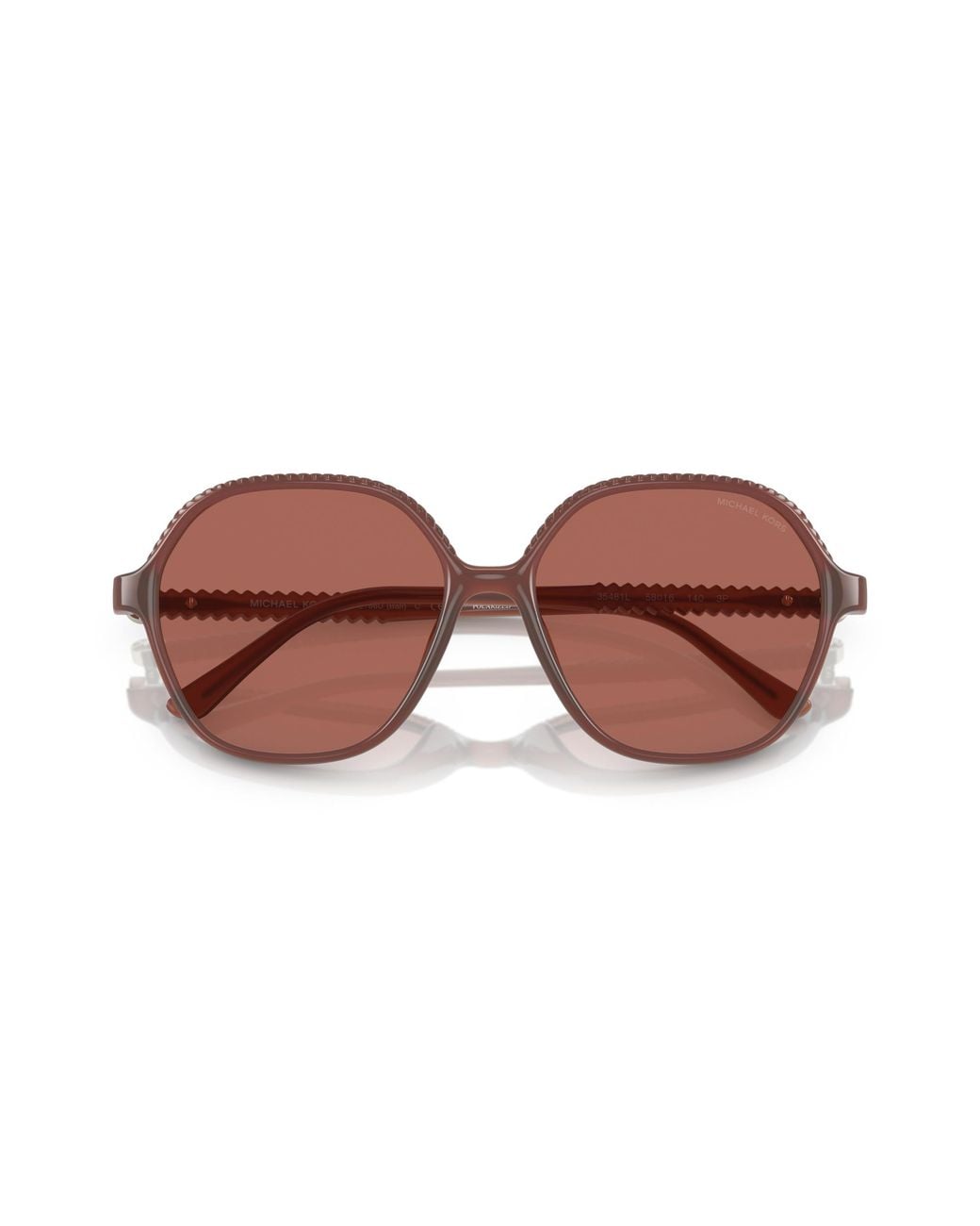 Michael Kors Black Mk2186U Bali 35481L Sunglasses Injected Geometric Polarized