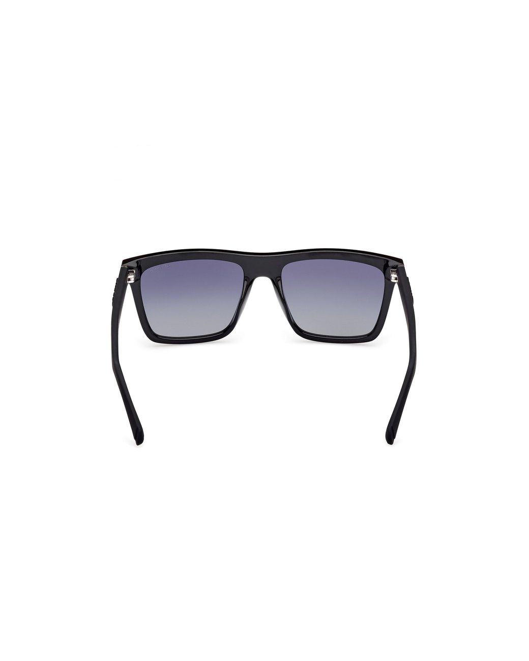 Guess Black Gu00166 01D Sunglasses Injected Smoke Squared Polarized for men