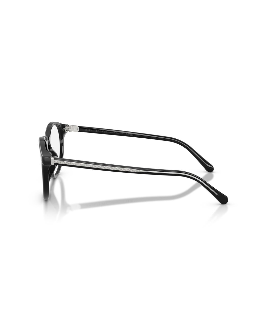 Ralph Lauren Black Rl6263U 5001 Optical Frames Acetate Transparent Round Normal for men