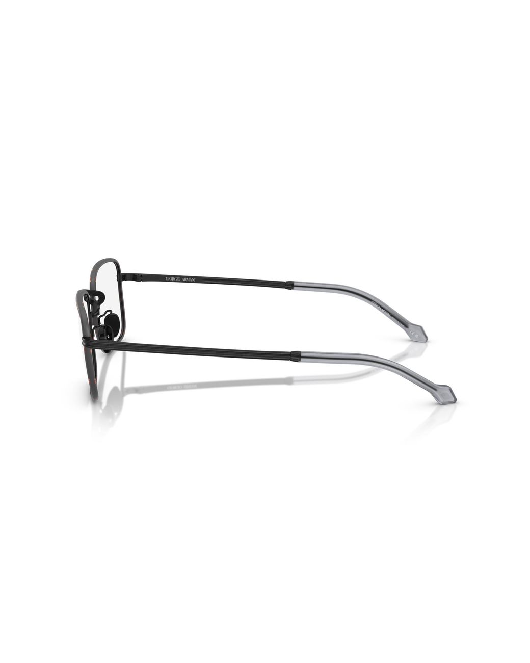Giorgio Armani Black Ar5152J 3001 Optical Frames Steel Transparent Squared Normal for men