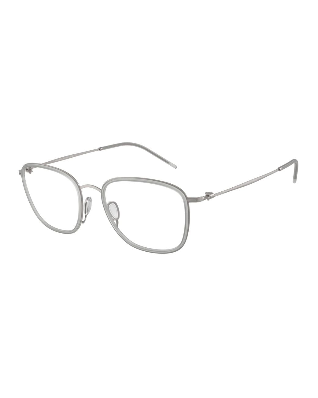 Giorgio Armani Black Ar5154 3450 Optical Frames Metal Transparent Pillow Normal for men