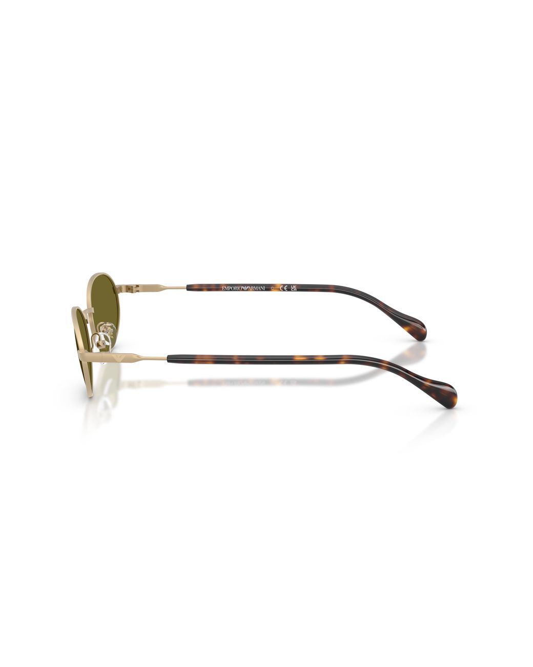 Emporio Armani Black Ea2175 3002/2 Sunglasses Metal Round Normal for men