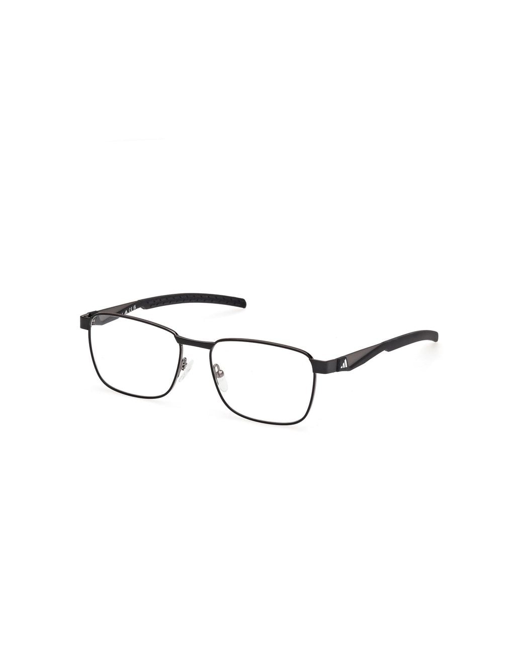 Adidas Originals Black Sp5098 002 Optical Frames Metal Squared Normal
