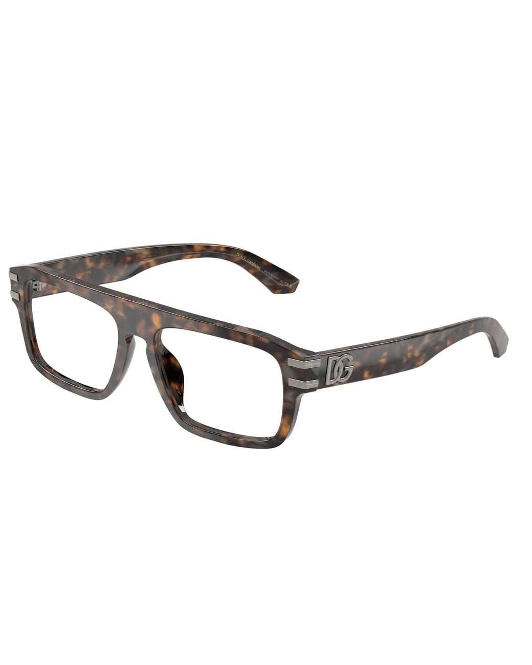 Dolce & Gabbana Black Dg3457 3500 Optical Frames Acetate Transparent Squared Normal for men