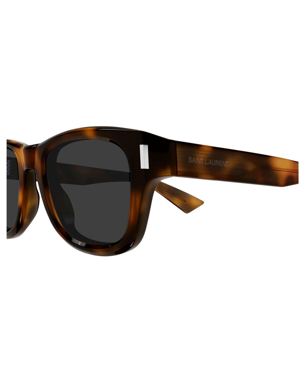 Saint Laurent Black Sl 801 005 Sunglasses Acetate Round for men