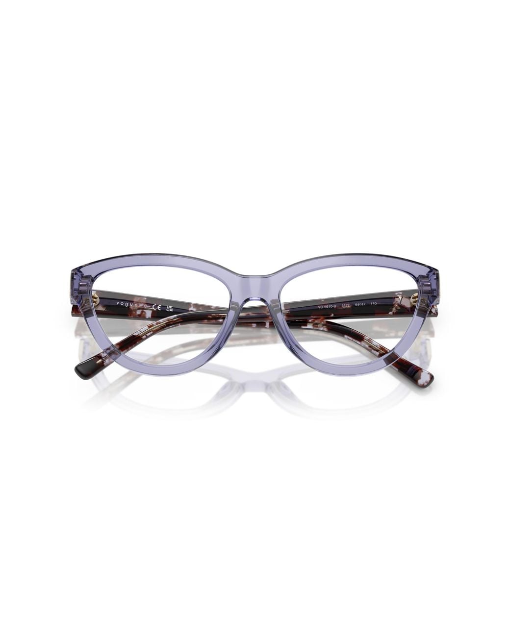 Vogue Eyewear Black Vo5610B 3177 Optical Frames Nylon Cat Eye Normal