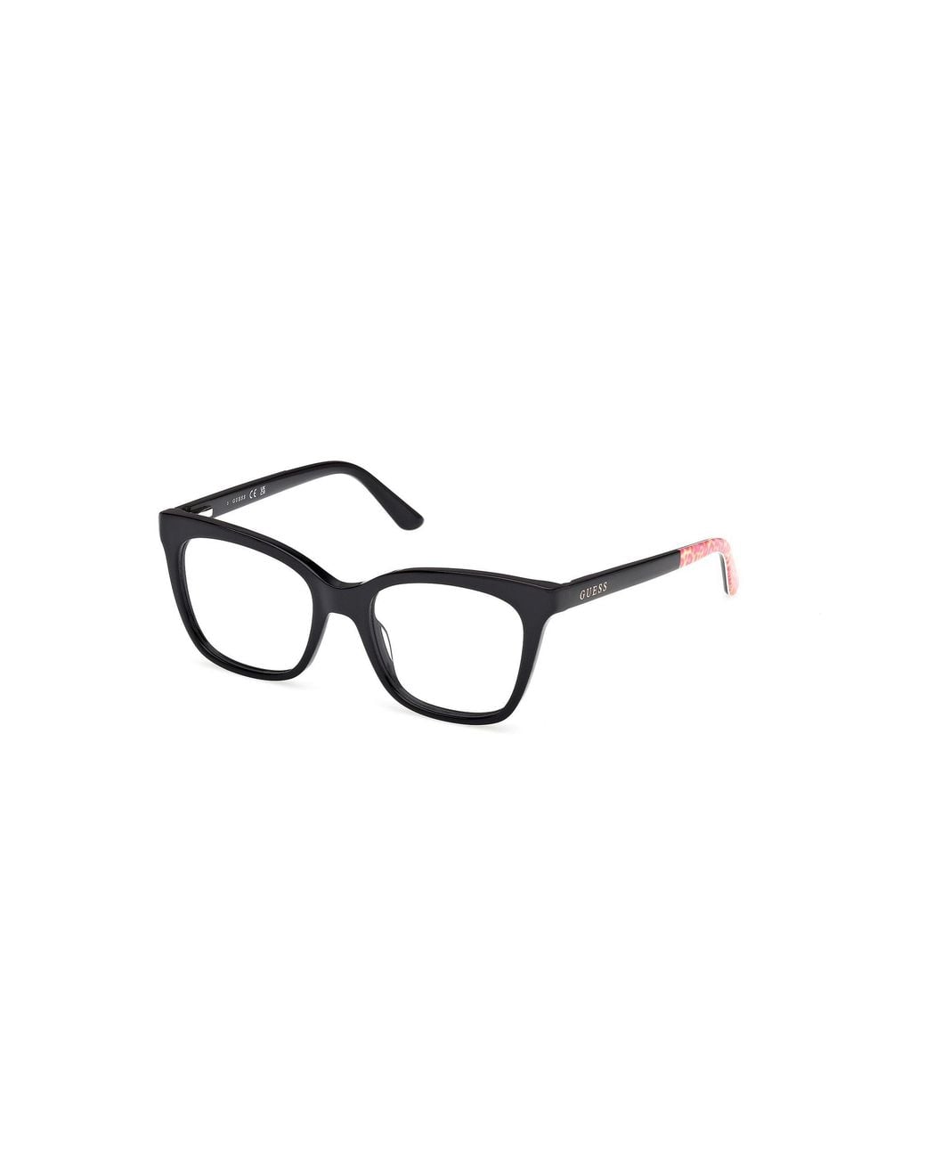 Guess Black Gu50268 001 Optical Frames Acetate Squared Normal